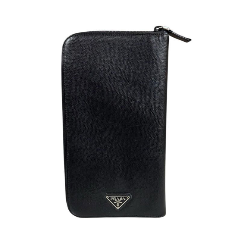 Prada Long Wallet Leather Mens Prada Prada